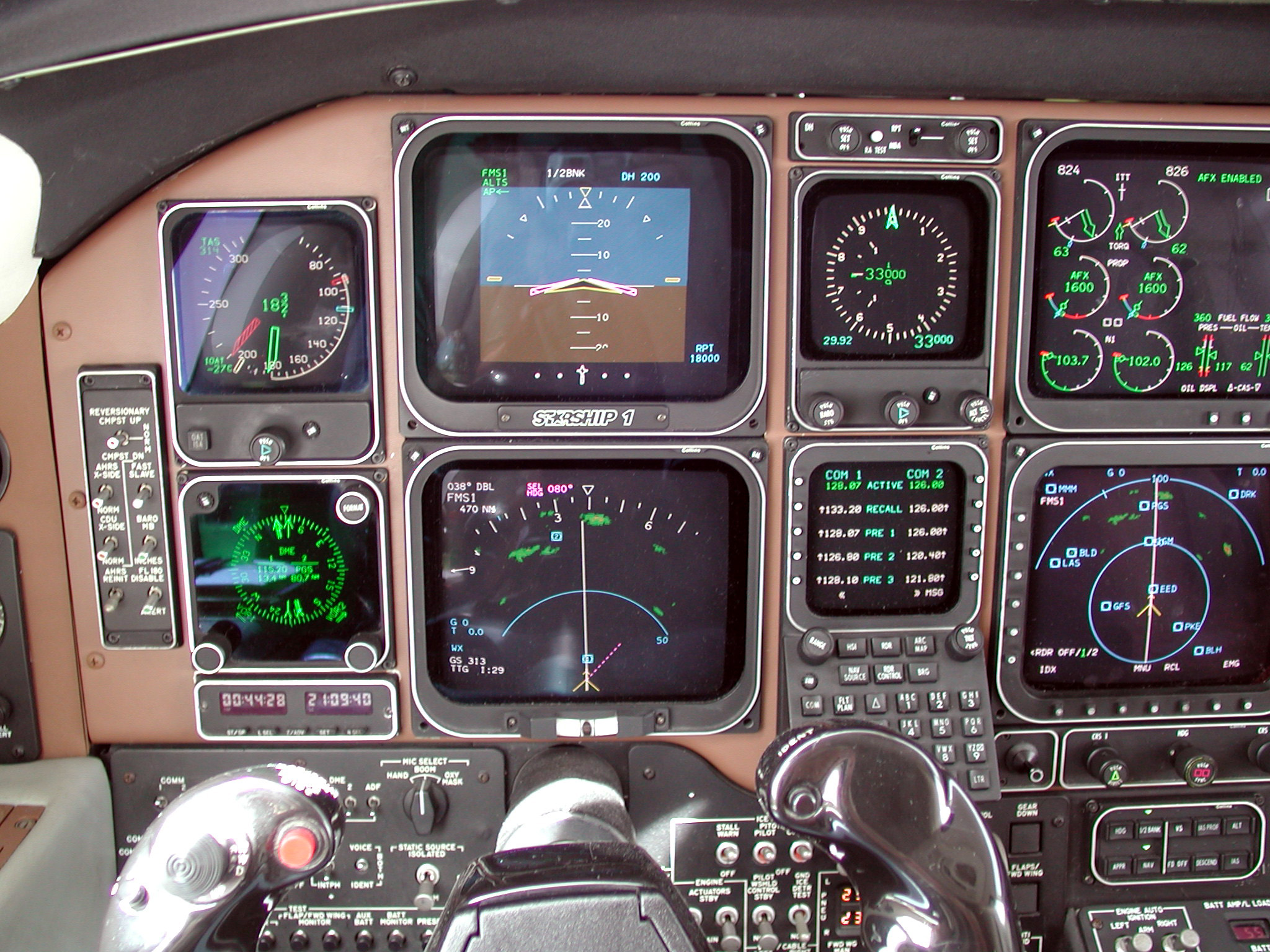Beechcraft Starship Instrument Panel Details